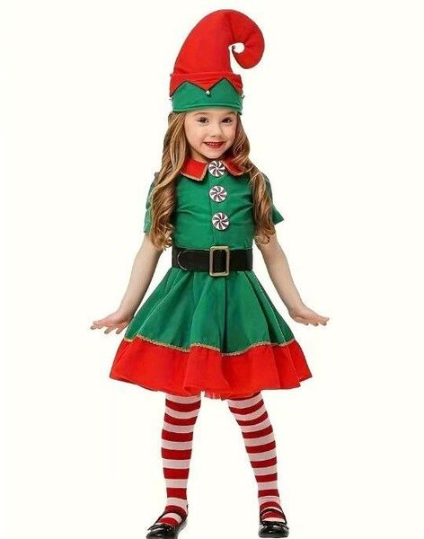 クリスマス コスプレ キッズ 衣装 ワンピース ドレス