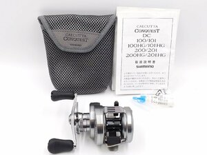 (管76069)超美品 Shimano シマノ 20 カルカッタコンクエストDC 201HG 左巻き ベイトリール