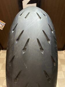 中古MCタイヤ 2021年製造 MICHELIN 2CT+ power GP 190/55ZR17 パンク品・現状渡し ミシュラン パワー 190 55 17 1921 K4271