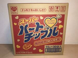 送料710円★スーパー　ハートチップル 15g×30袋　焼肉焙煎にんにく味　リスカ　賞味期限2024.1.19 チップス　スナック菓子　駄菓子