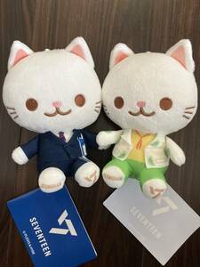 SEVENTEEN★ジョンハン　ぬいぐるみ　2種セット 新品★ミニぬいぐるみ　DREAM SECTOR 17★セブチ セブンティーン ねこ JEONGHAN