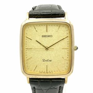 SEIKO Dolce 10KT 8N41-5040 ドルチェ 金時計 10金 メンズ クオーツ 腕時計 alp梅1116