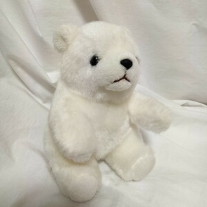  asahi mountain zoo ............... white bear soft toy 17cm 231121