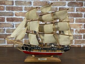 ♪♪BERGANTIN Siglo XVIII 木製帆船模型 スペイン製 帆船模型 置物 全長46cm アンティーク レトロ模型♪♪