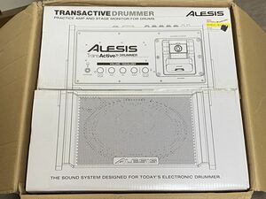 ♪♪未使用 ALESIS アレシス アンプ TRANS ACTIVE DRUMMER 電子ドラム/ipod 引取り可 ♪♪