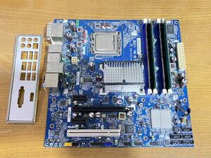 中古 Intel DG45ID UEFI Boot対応 LGA775 MicroATXマザーボード 動作確認済 CPU Core2 Duo E7600, メモリ DDR2-800 4GB付