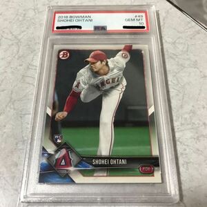 [PSA 10 GEM MT 鑑定済] 大谷翔平 MLB ルーキーカード RC Bowman 2018 #49 ベースカード 投手ver. リアル二刀流 WBC 2023 侍JAPAN MVP レア