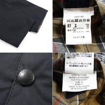 Barbour バブアー HOODED HUNTING COAT 1902199 Size 34 #11491 ハンティングコート フード アメカジ オイルド アウター_画像6