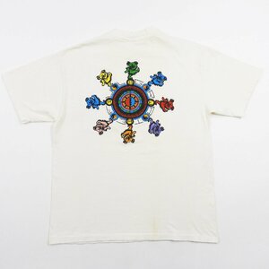 Grateful Dead グレイトフルデッド 半袖Tシャツ Size L #11714 送料360円 デッドベア オールド アメカジ ポケT Hanes ヘインズ