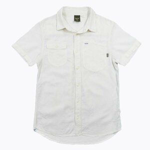 Phatee ファッティー ヘンプコットン 半袖 シャンブレーシャツ ホワイト size M #11732 送料360円 アメカジ カジュアル アウトドア トップ