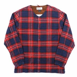 MANASTASH マナスタッシュ 7175021 LUMBER LAYERⅡ size XXL #11735 アメカジ アウトドア グランジ ノーカラー シャツジャケット