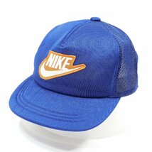 NIKE ナイキ メッシュキャップ ブルー #11806 アメカジ スケート ストリート 帽子_画像1