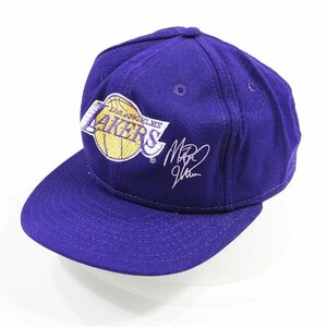 NBA ロサンゼル スレイカーズ キャップ アメリカ製 #11669 オールド 帽子 バスケ Los Angeles Lakers マジックジョンソン USA 米国製 AJD