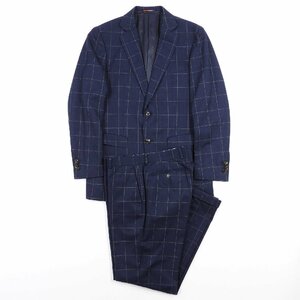ORIHICA オリヒカ スーツ 上下 セットアップ チェック size A6 #11959 テーラード ジャケット パンツ ビジネス ウール カノニコ