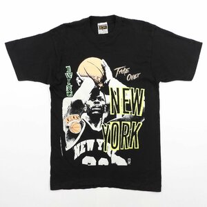 Magic Johnson マジックジョンソン Tシャツ EWING ユーイング Size L #12303 送料360円 オールド Tee NBA KNICKS Tee 90's