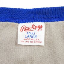 未使用 Rawlings ローリングス メッツ Tシャツ アメリカ製 Size L #12298 送料360円 ヴィンテージ オールド Tee MLB 90's USA_画像3
