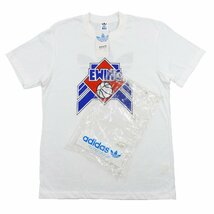 デッド 80's adidas アディダス EWING パトリック ユーイング 半袖 Tシャツ デサント物 #12318 送料360円 ヴィンテージ ビンテージ バスケ_画像1