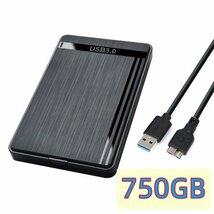 E058 750GB USB3.0 外付け HDD TV録画対応 dx_画像1