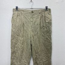 中古 古着 TOMMY HILFIGER チノパンツ W36 トミーヒルフィガー ビッグサイズ ベージュ 古着卸 アメリカ仕入 2310-755_画像2