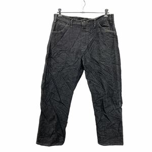 中古 古着 Dickies デニムパンツ W36 ディッキーズ ブラック ワーク ビッグサイズ 古着卸 アメリカ仕入 2310-911