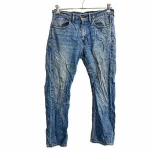 中古 古着 Levi's 505 デニムパンツ W32 リーバイス レギュラーフィット ブルー コットン 古着卸 アメリカ仕入 2311-42