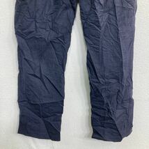 中古 古着 L.L.Bean スラックス W32 エルエルビーン タックパンツ TALONジップ ウール ダークネイビー USA製 古着卸 アメリカ仕入 2311-644_画像7