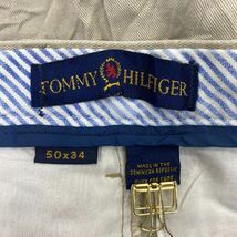 中古 古着 TOMMY HILFIGER チノパンツ W50 トミーヒルフィガー タック入り ビッグサイズ ベージュ 古着卸 アメリカ仕入 2311-847_画像9