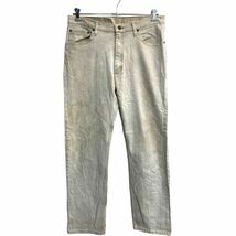 中古 古着 Wrangler デニムパンツ W36 ラングラー レギュラーフィット ビッグサイズ ベージュ 古着卸 アメリカ仕入 2311-952_画像1