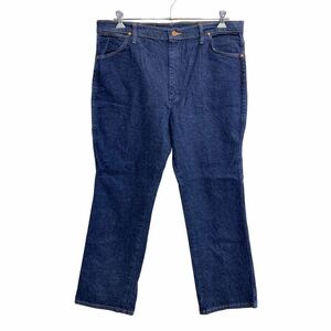 中古 古着 Wrangler デニムパンツ W40 ラングラー 937STR ビッグサイズ インディゴ メキシコ製 古着卸 アメリカ仕入 2311-1416