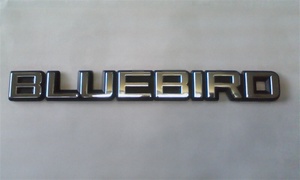 希少 ！旧車！当時物！日産 BLUEBIRD エンブレム、910? U11? U12?（輸出用かも？） 新品、未使用、車種＆型式不明 エンブレム 格安！