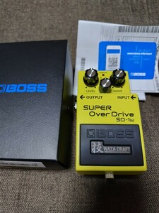 美品　SD-1W BOSS OverDrive WAZA CRAFT オーバードライブ　エフェクター　