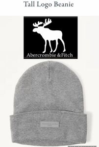 【送料無料】新品★Abercombie＆Fitch アバクロ ニット帽 帽子 アバクロンビー＆フィッチ 4グレー 男女兼用