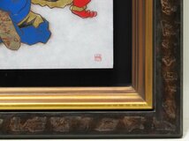 【GINZA絵画館】瀧下和之　４号「桃太郎図　夏のいたずら。」人気の鬼・２０１１年作・楽しめます！　Z81F1J4H0M9K7L_画像4