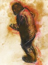 【GINZA絵画館】鴨居　玲　８号「何処へ」公式鑑定証書付き・１９７９年作・全作品集掲載・逸品　KY97Q5R0H0G9V3C4I_画像9