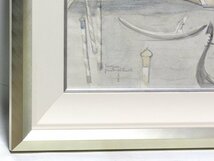 【GINZA絵画館】東郷青児　水彩画６号「ヴェネツィア風景」イタリア・公式鑑定付き・１点もの・ムード満点　S74Q0T5U6U7O3I_画像4