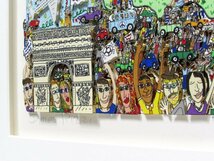 【GINZA絵画館】リジィ　3D版画「THE　WORLD　WILL　BE　WATCHING」サッカーＷ杯１９９８・直筆サイン・限定版・特大判　Z07Y5U0P9M2B1C3V_画像4