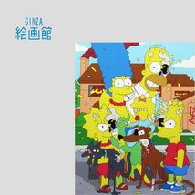 【GINZA絵画館】マット・ゴンデック　版画「BROKEN FAMILY」シンプソンズ・限定版・直筆サイン・現代美術・人気　K52B1U0J6H7G8K3I_画像1