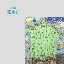 【GINZA絵画館】リジィ　3D版画「THE　WORLD　WILL　BE　WATCHING」サッカーＷ杯１９９８・直筆サイン・限定版・特大判　Z07Y5U0P9M2B1C3V_画像1