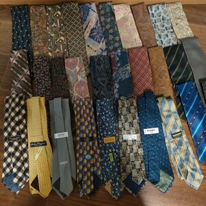  necktie 30ps.@ and more large amount set set sale Christian Dior Salvatore Ferragamo Armani koretso-ni Yves Saint-Laurent 