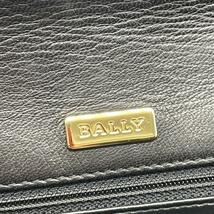 1円〜 ■極美品■ BALLY バリー レザー キルティング 2way チェーン トートバッグ ショルダーバッグ 肩掛けかばん ブラック系 _画像10