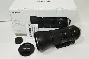 #a0807【良品】 TAMRON タムロン SP 150-600mm F5-6.3 Di VC USD G2 A022N（ニコンF用）