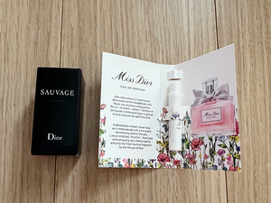  не использовался [2 позиций комплект ]Dior Dior SAUVAGEsova-juo-duto трещина 10ml ошибка Dior MISS DIORo-du Pal вентилятор 1ml