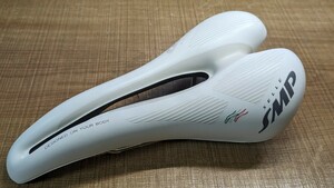 【中古 美品】SELLE SMP HYBRID セラSMP ハイブリッド ホワイト【ELITEボトルケージおまけ付き】