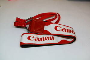 Canon キヤノン CPS 紅白 カメラ ストラップ 赤色×白色 ストラップ プロスト ビンテージ　■JHC