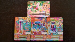 アイカツ★2015 5弾PR★ピーターアドベンチャー、アクセ4枚セット★