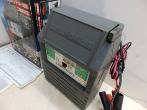 Meltec/メルテック/12V 2.5A/BATTERY CHARGER/バッテリー充電器 箱/取扱説明書有/MS-300 100V 12V 2.5A 中古OK！