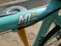 o167　超美品　BIANCHI ML3 VELOCE ビアンキ ML3 ベローチェ VELOCE MIX ?　フロントフォーク カーボン　ロードバイク　2×10　チェレステ_画像6