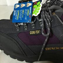 ☆ N08☆ 未使用 訳あり BROOKS ブルックス ゴアテックス＋衝撃吸収搭載 トレッキングシューズ26.0cm 4E 幅ゆったり 防水 _画像3