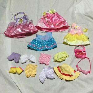 ☆N16☆ 送料185円可 ドール 小物 ドレス 靴下 など 14点 まとめて ぽぽちゃん メルちゃん お人形 