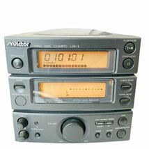 G11041 ミニコンポ CD カセットテープ スピーカー 日本ビクター株式会社 コレクション レトロ 昭和レトロ 当時物_画像3